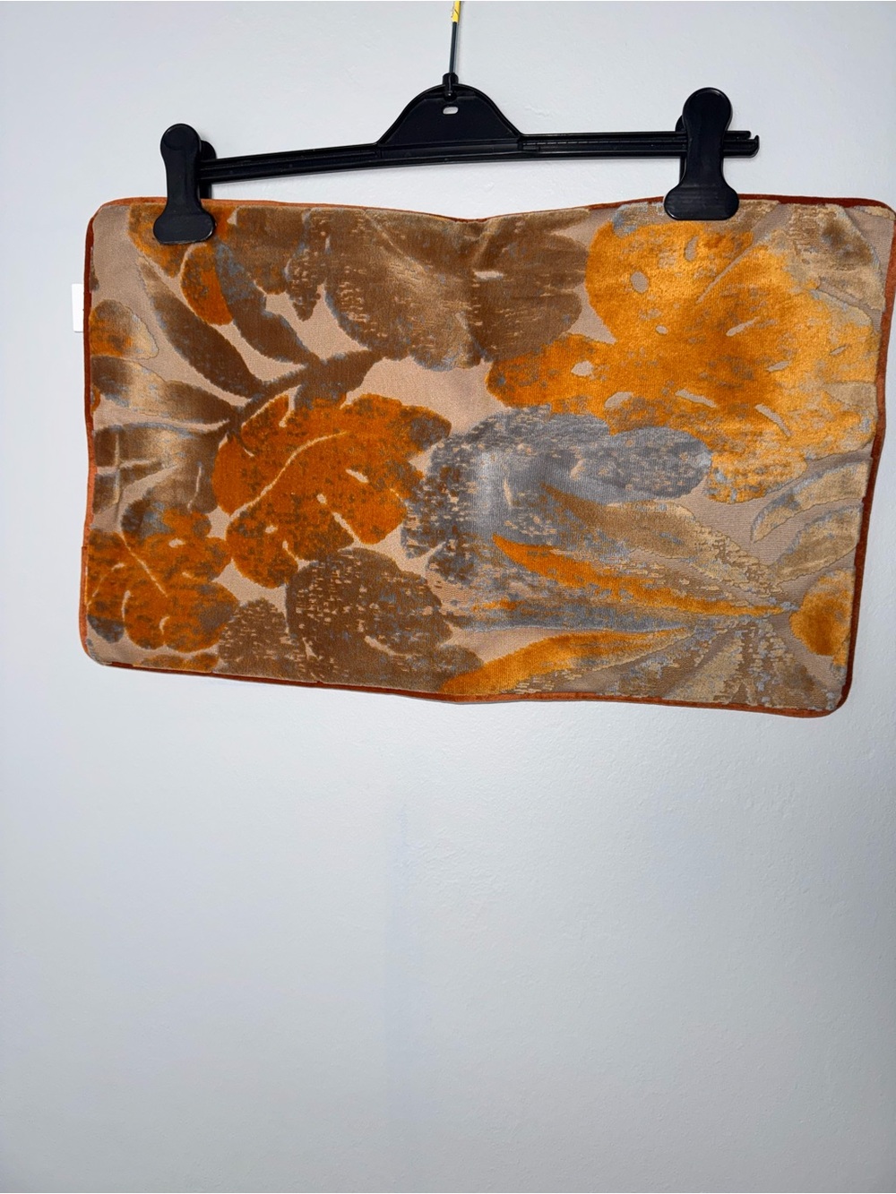 Yangest Leaves Throw Pillow in Velvet - Picture 2 of 6